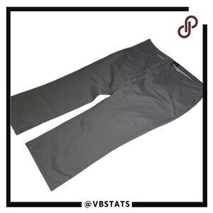 UNTUCKit Men's Flat Front Stretch Straight Fit‎ Cropped Pants Gray Size 40W x 26